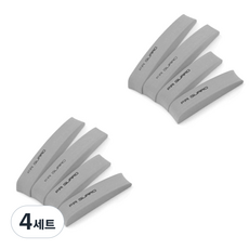 블럭마트 EVA 차량용 문콕방지가드 4p 세트, 그레이, 4세트