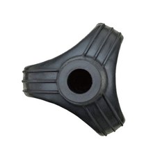 感恩使者 橡膠腳套 大三腳 拐杖站立腳墊 防滑, 1個