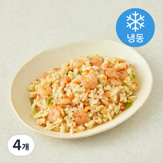 푸드트리 새우야채 볶음밥 (냉동), 120g, 4개
