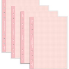 second mansion 6 孔網格筆芯顏色 01 粉色 4p, 64張