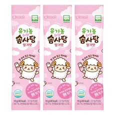 아이배냇 유기농 하양 솜사탕, 10g, 3개