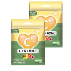 悠活原力 悠活維生素C 鋅口含錠 鳳梨蘋果口味, 28顆, 2包