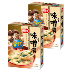 真好家 香菇味噌湯, 33g, 2盒