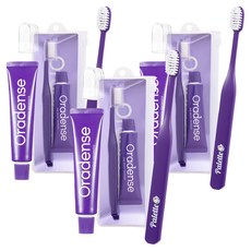 oradense 口氣護理便攜式牙刷 + 牙膏 35g 套組, 3套