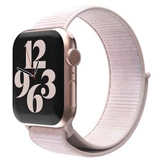 Sinjimoru Apple Watch 兼容輕量運動錶帶, 嬰兒粉, 1個