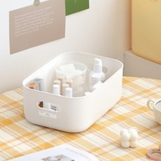 Monoble 食品儲藏室收納整理箱, 奶油白, 3個