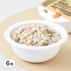 짱죽 중기 9개월부터 이유식 한우흑미죽, 혼합맛(한우/흑미), 200g, 6개