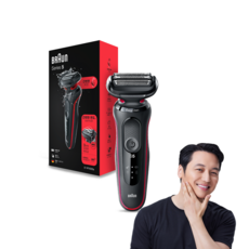 브라운 전기면도기 시리즈5, 51-R1000s, Red