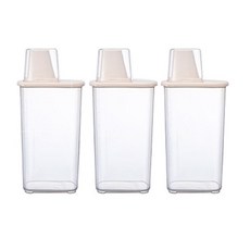 Xeonic 粉末分裝瓶 1000ml+標籤貼紙, 3入