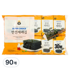 만전김 슈퍼초이스 만전재래김, 4g, 90개