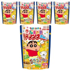 蠟筆小新氣泡飲料粉 10g+啤酒杯 商品貼紙隨機出貨, 5組, 單品