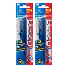 貝印 Kai 男用細緻修眉刀, BXML-3P, 6支