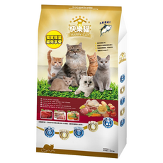 HAPPY CAT 快樂貓 成貓貓飼料 台灣製 1.5kg, 鮪魚, 1袋