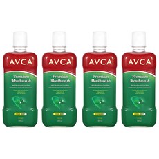 AVCA 溫和酷涼薄荷味大容量漱口水, 4個, 800ml