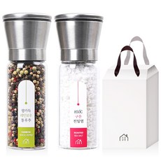 鹽禮盒 胡椒粒 120g+烤海鹽 180g, 1套