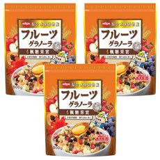 NISSIN 日清 綜合水果穀物脆 楓糖果實 500g 含膳食纖維 維生素B1及C, 3包