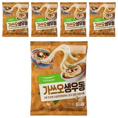 Pulmuone 圃美多 柴魚生烏龍麵 4人份, 192g, 5包