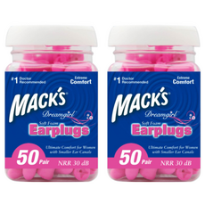 MACK'S Dreamgirl泡棉耳塞 50副裝, 2罐