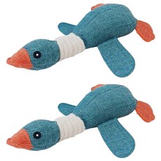 寵物夢工廠 飛鳥啾啾枕頭玩具, 藍色, 2個