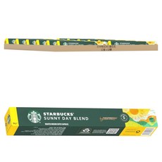 STARBUCKS 星巴克 Sunny Day Blend 膠囊咖啡 Nespresso咖啡機適用, 5.6g, 10顆, 12盒