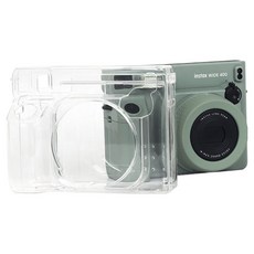 拍立得 WIDE400 保護殼/水晶殼 附背帶 透明色, 1個, 單一商品