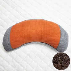 Sarang Yegam 防滑半月形蕎麥枕, 橘色, 1個