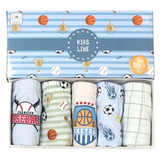 Kids Line 男孩運動三角內褲 5 件套