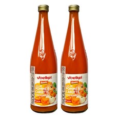 voelkel 維可 蘋果胡蘿蔔汁, 700ml, 2瓶