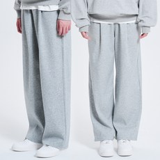 Posure 基本款素色單褶寬版運動褲