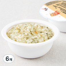 짱죽 중기 9개월부터 이유식 전복영양죽, 200g, 6개, 전복