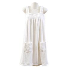 甜蜜商店 女性沐浴淋浴高爾夫浴袍, 1個, 白色