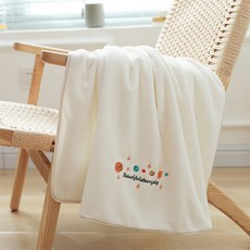 Titan 特大尺寸海灘巾 180 x 90 cm, 1個, 象牙白 星星