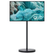 삼성전자 4K UHD QLED TV + 무빙스타일 스탠다드 블랙 세트, 138cm(55인치), KQ55QF7BAFXKR(TV), HA-MTS2S50BLK(스탠드), 스탠드형, 방문설치