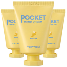 TONYMOLY 香蕉口袋護手霜, 3個, 30ml