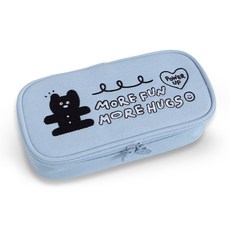 ICONIC 塗鴉大容量筆袋, 1個, 03 天藍色