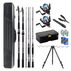 AOMEX DAIWA DX Round 遠投路亞釣竿組, 黑色