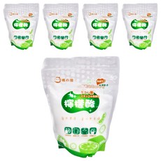 MIKA HOUSE 橘之屋 檸檬酸, 天然洗淨力 600g, 5包