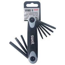 swell 星型黑摺疊六角扳手8支組 T9-T40, 1個