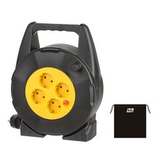 KDy 露營捲線盤 4孔 15M KRL-415, 1個, 混合色