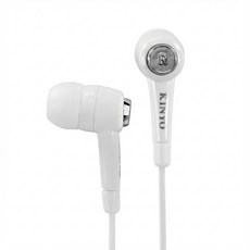 Kinyo 炫白密閉式耳機 10mm, EMP-57, 白色, 1個