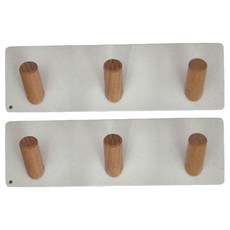 isona 愛收納 簡約 磁吸式壁掛架 門後掛勾, 白色, 2個