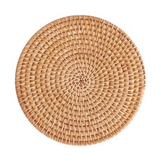 今日空間 藤編鍋墊 20cm, 單一顏色, 1個