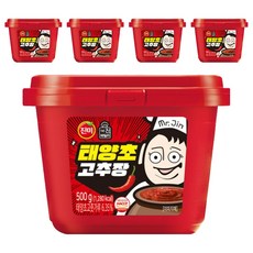 Jinmi 太陽草辣椒醬, 500g, 5個