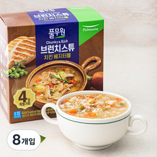 풀무원 브런치스튜 치킨 베지터블 (냉장), 180g, 8개입