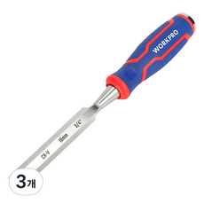 워크프로 목재 끌 18mm WP243008, 3개
