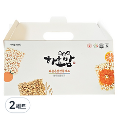 Hahyomam 柑橘穀物脆餅 4入+大麥穀物脆餅 3入+柑橘片穀物脆餅 3入 迷你綜合禮盒 306g, 2套