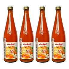 voelkel 維可 蘋果胡蘿蔔汁, 700ml, 4瓶