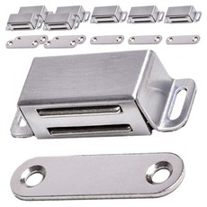 Sonjabisesang 不鏽鋼強力磁吸門扣 小 髮絲紋, 8個