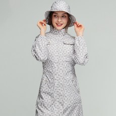 sunderland 女款鍊條圖案高爾夫雨衣, 淺褐色