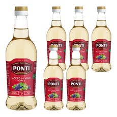 PONTI 白酒醋, 6%酸度, 500ml, 6瓶